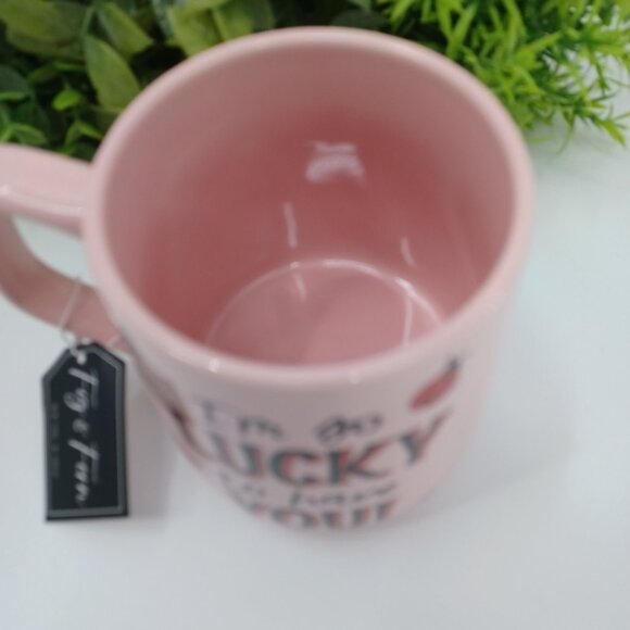Fig & Fern "I Am So Lucky to Have You" Mug | Ladybug Detail | Microwave & Dishwa - Picture 3 of 5